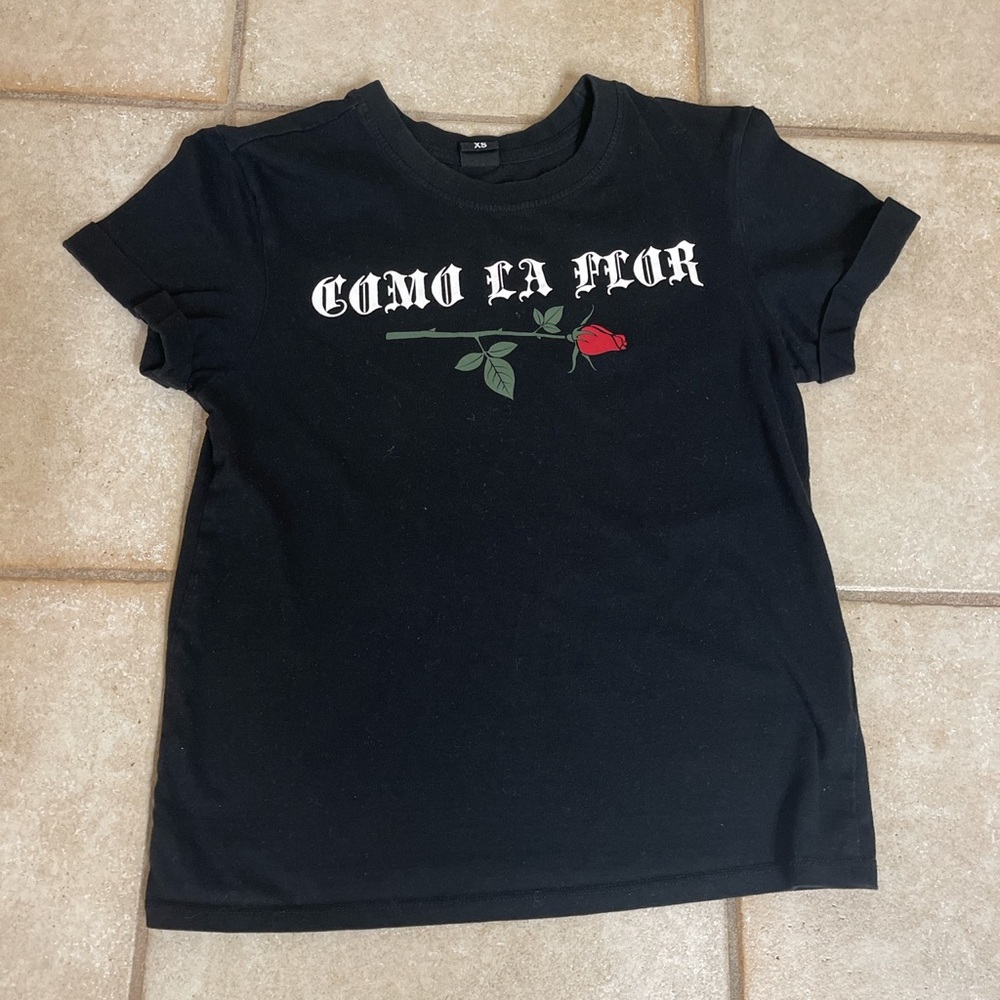 Black Como la Flor t-shirt